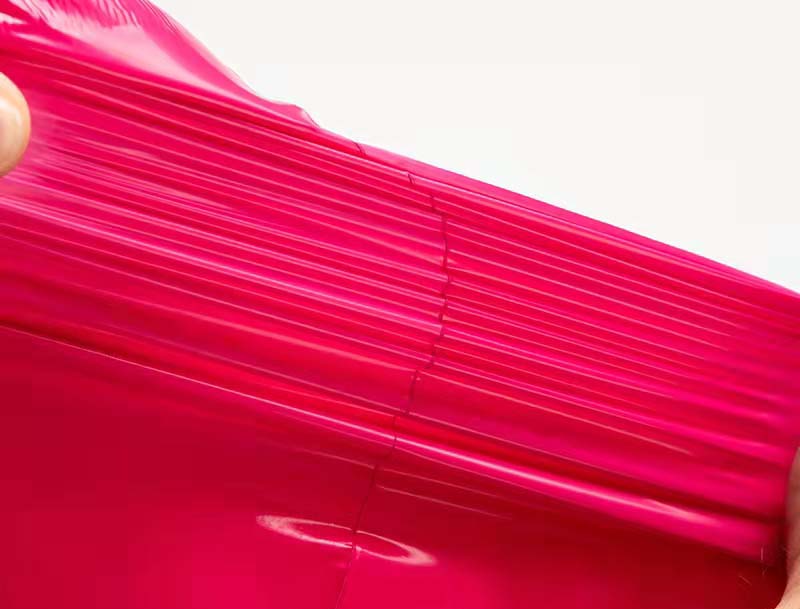 麟游玫红色快递袋-05