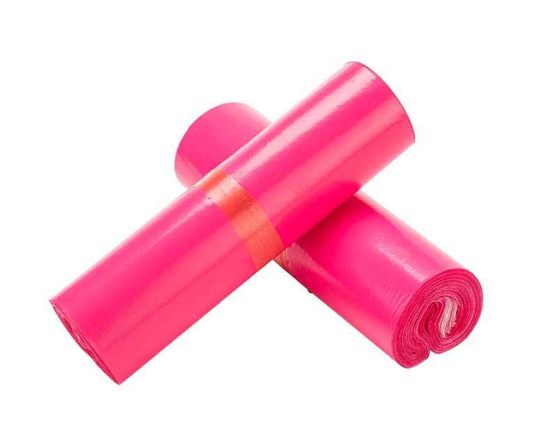 麟游玫红色快递袋-02